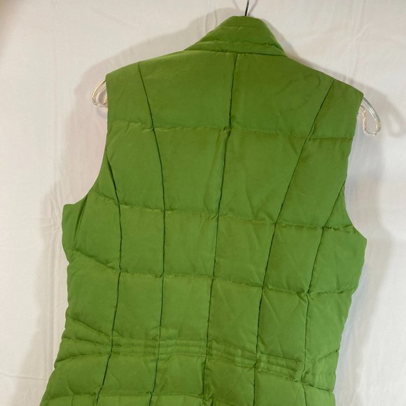 SOLD Lilly Pulitzer Green Quilted Pink Paisley Lined Puffer Vest - Picture 13 of 16